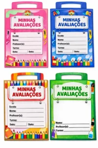Capinhas de atividades editáveis